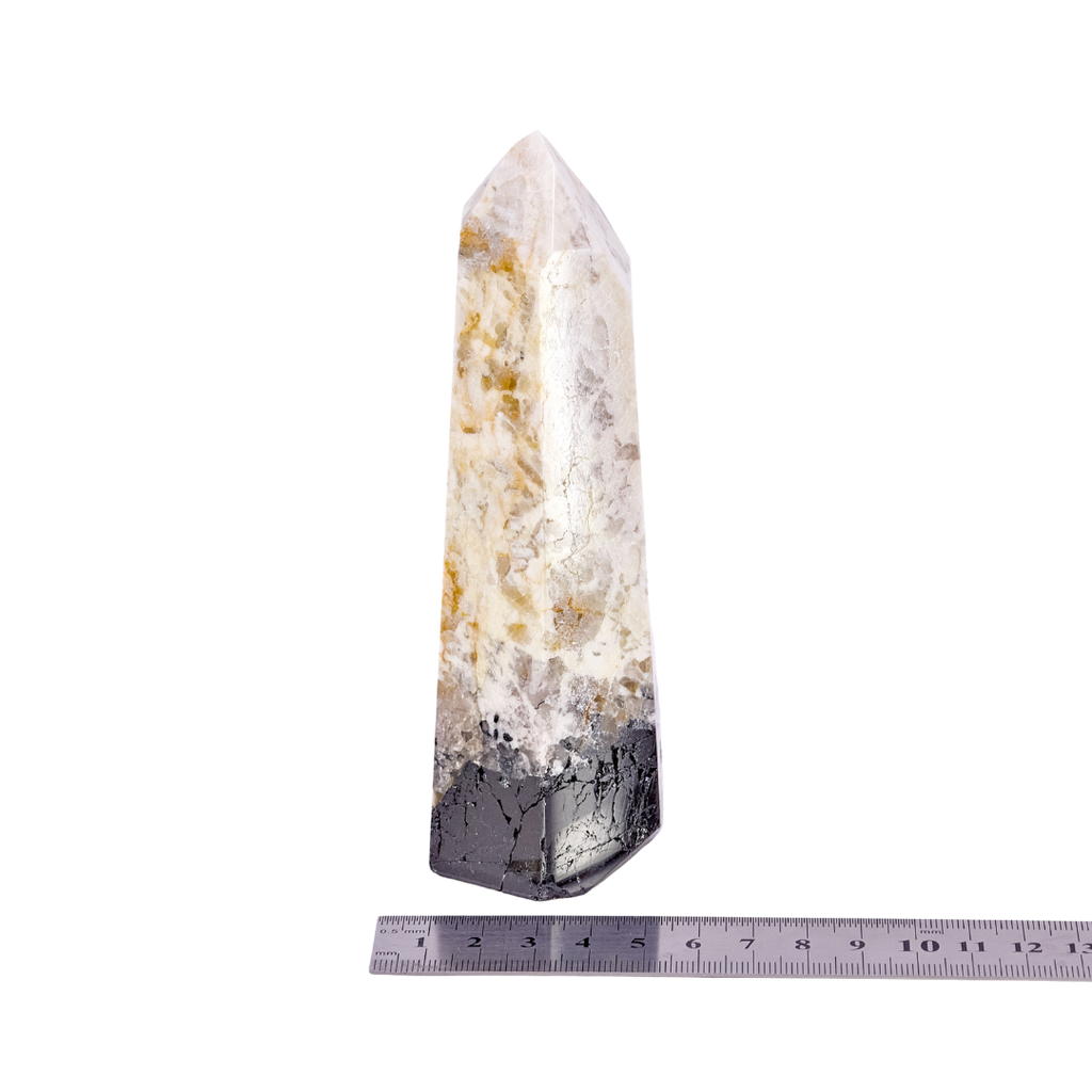 Black Tourmaline, Mica and Chalcedony #7132