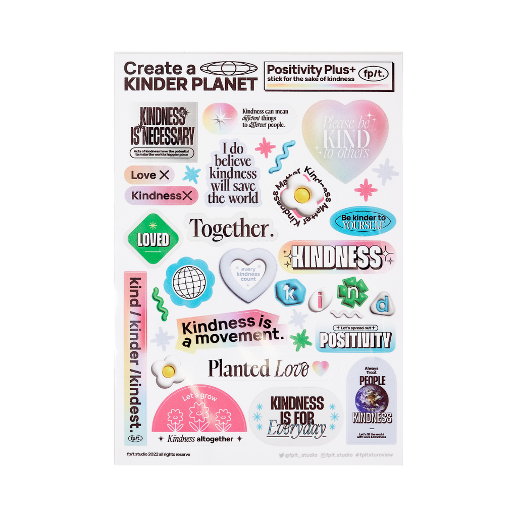 Create a Kinder Planet Sticker Sheet