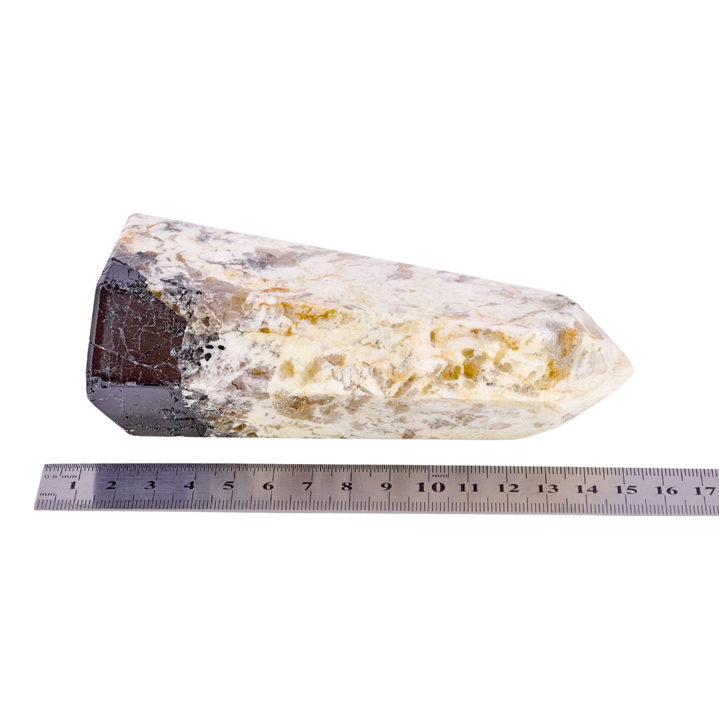 Black Tourmaline, Mica and Chalcedony #7132