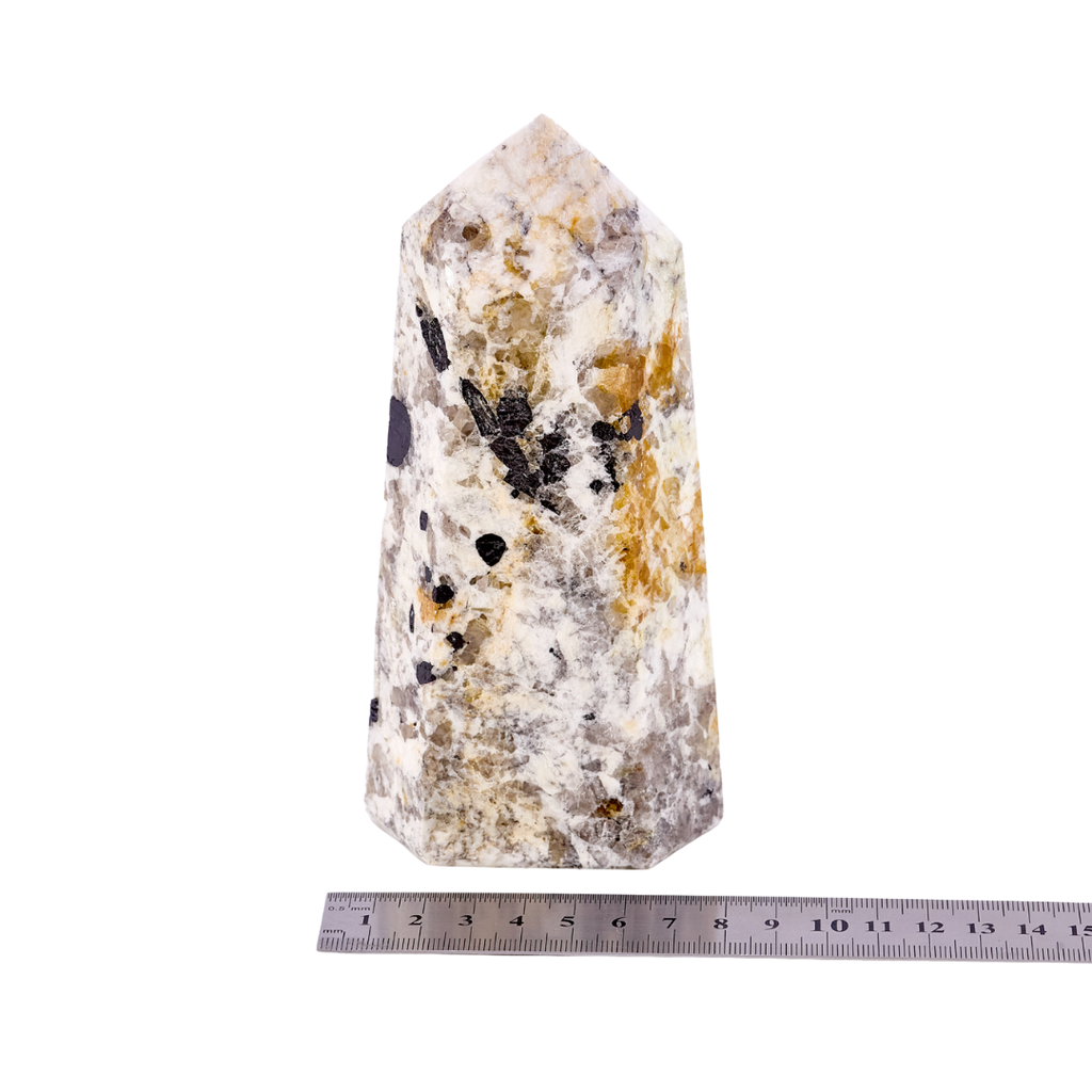 Black Tourmaline, Mica and Chalcedony #7133