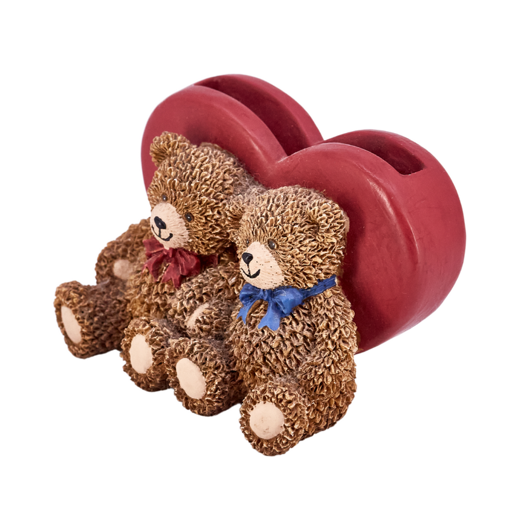 Vintage Message Holder Bears