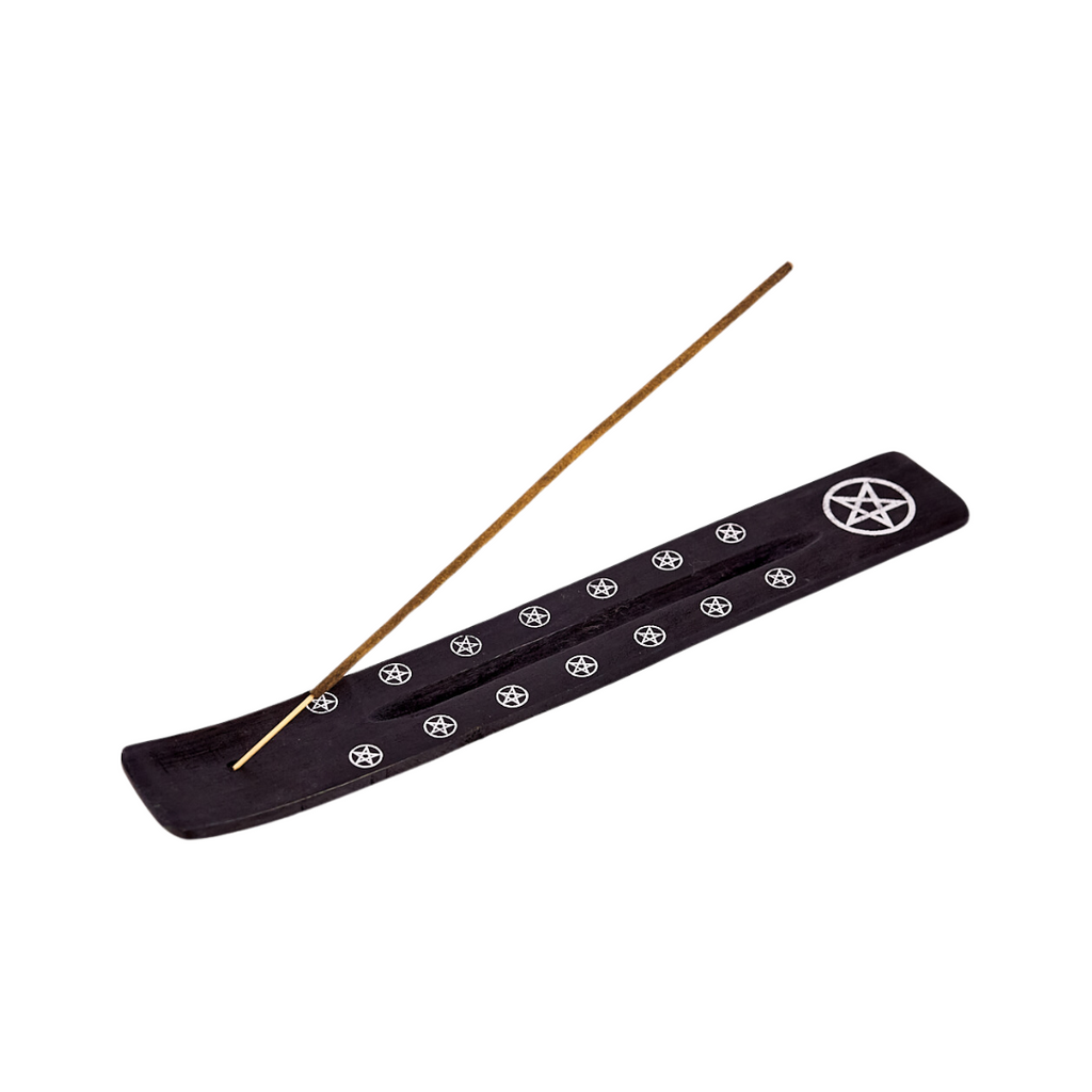Pentagram Incense Holder - Black