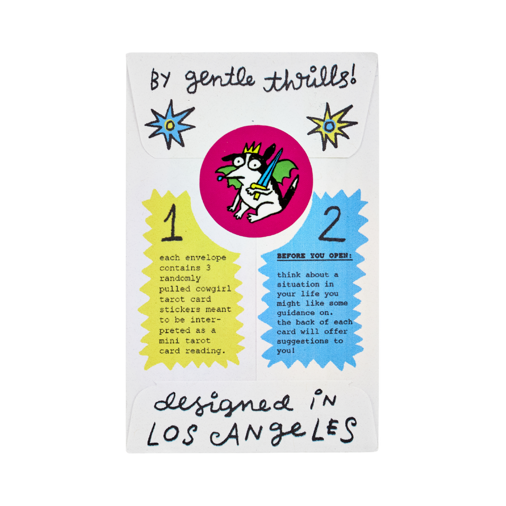 Cowgirl Tarot Sticker Blind Bag: 3-Card Mini Reading