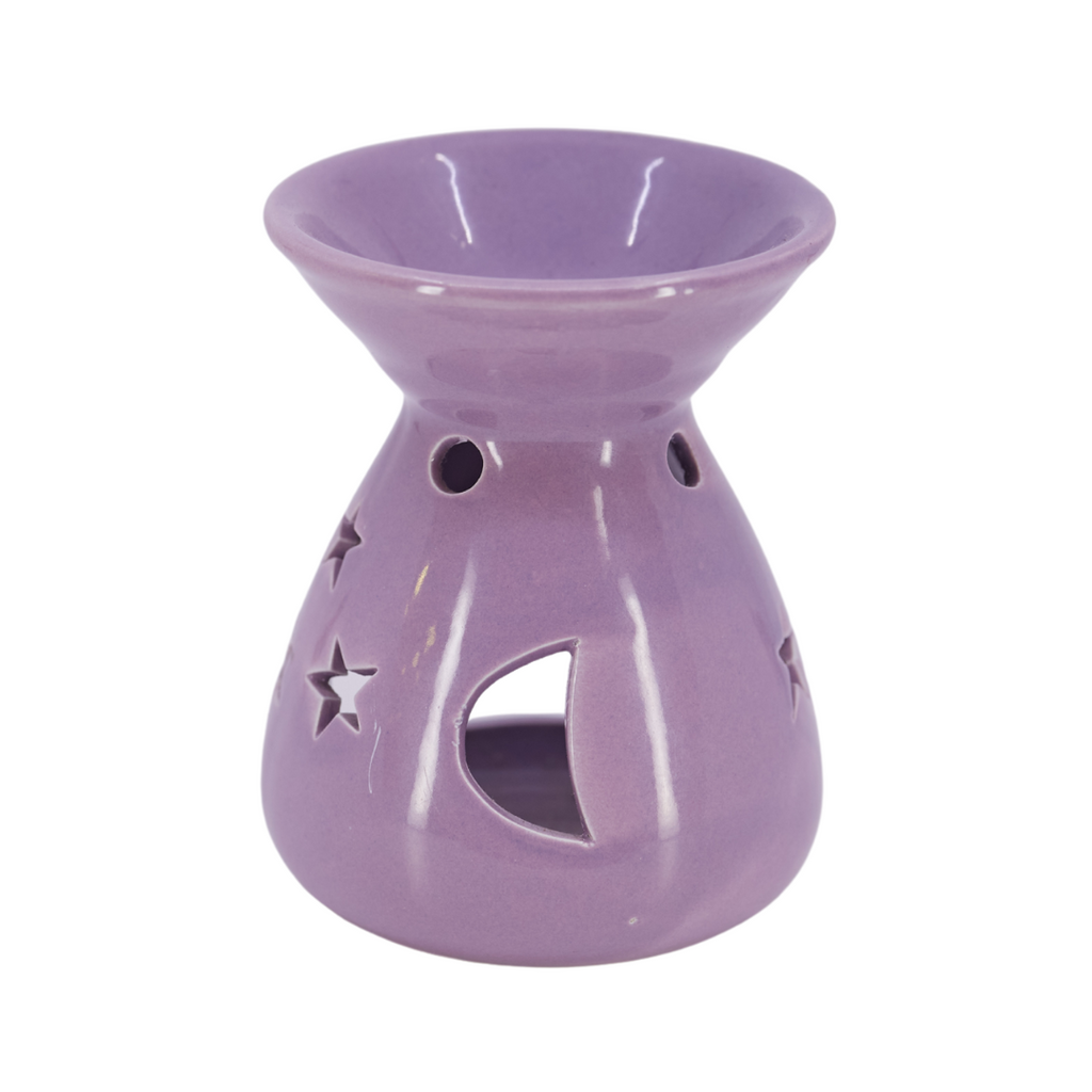 Purple Moon and Stars Oil Burner