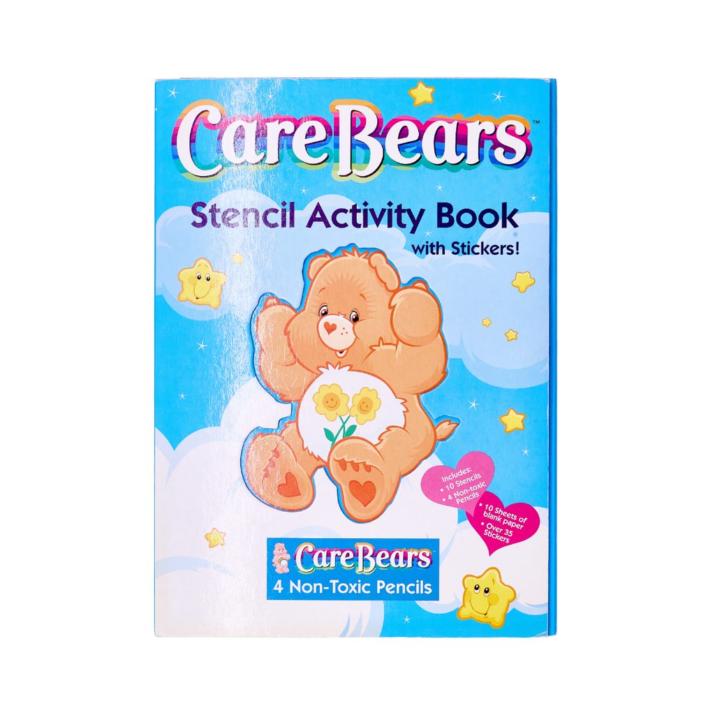 Vintage Care Bears Stencil Activity Book