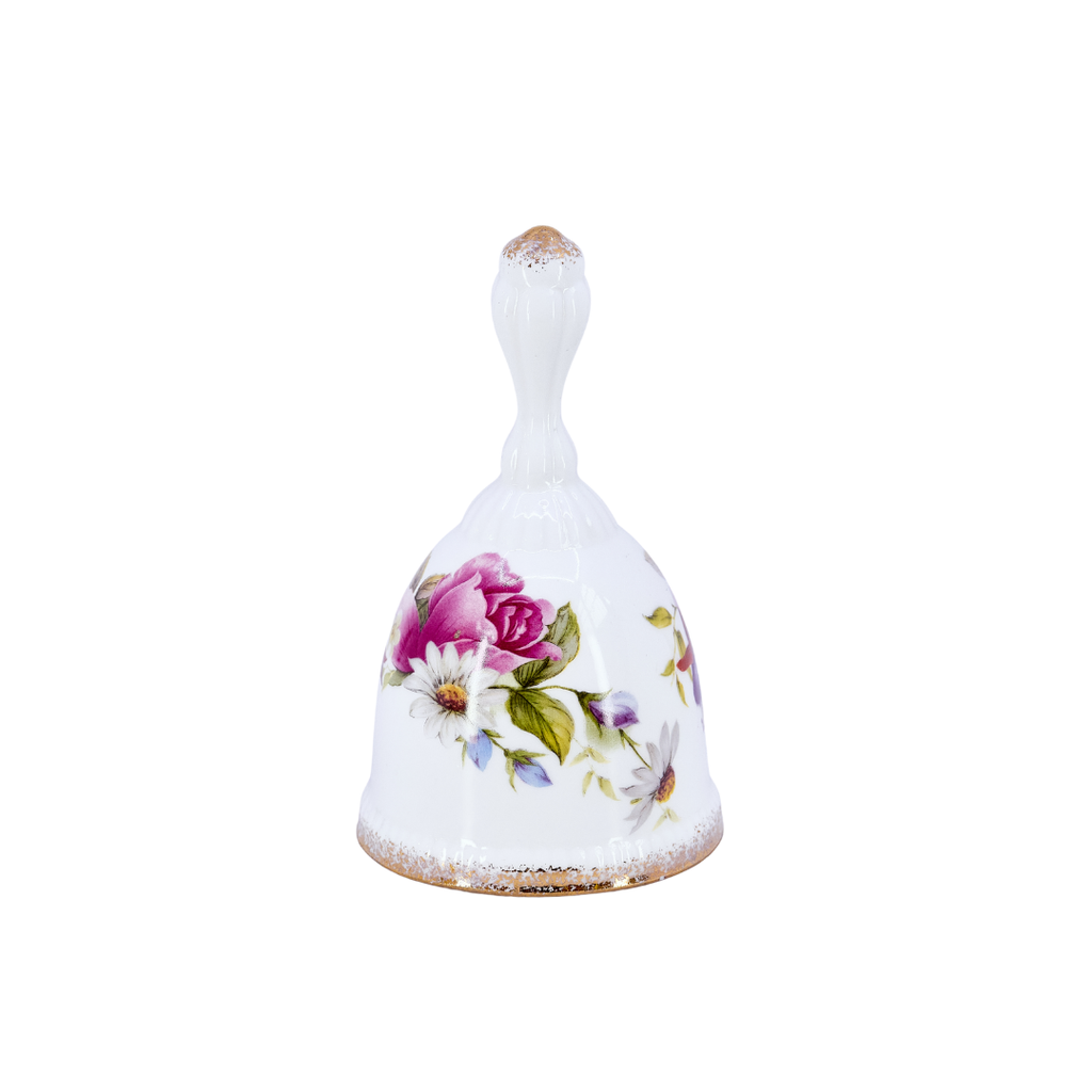 Porcelain Floral Handbell