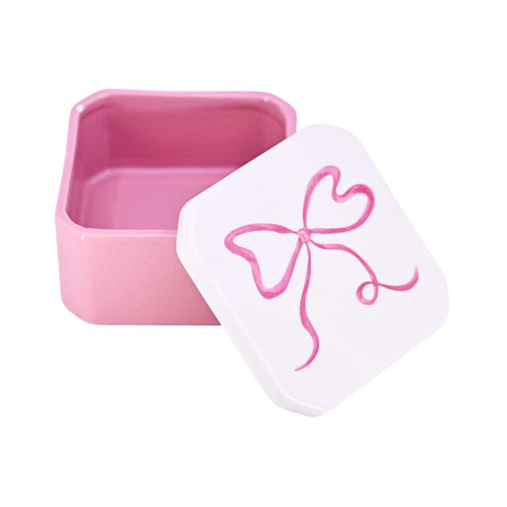 Pink Bow Trinket Box | Our Satellite Hearts