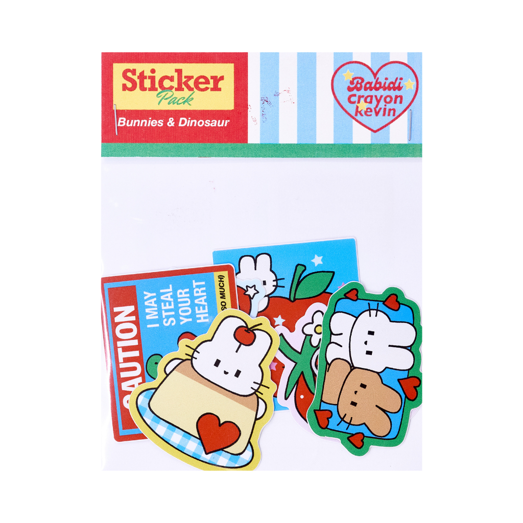 Crayonkevin // Babidi & Kevin Sticker Pack | Our Satellite Hearts