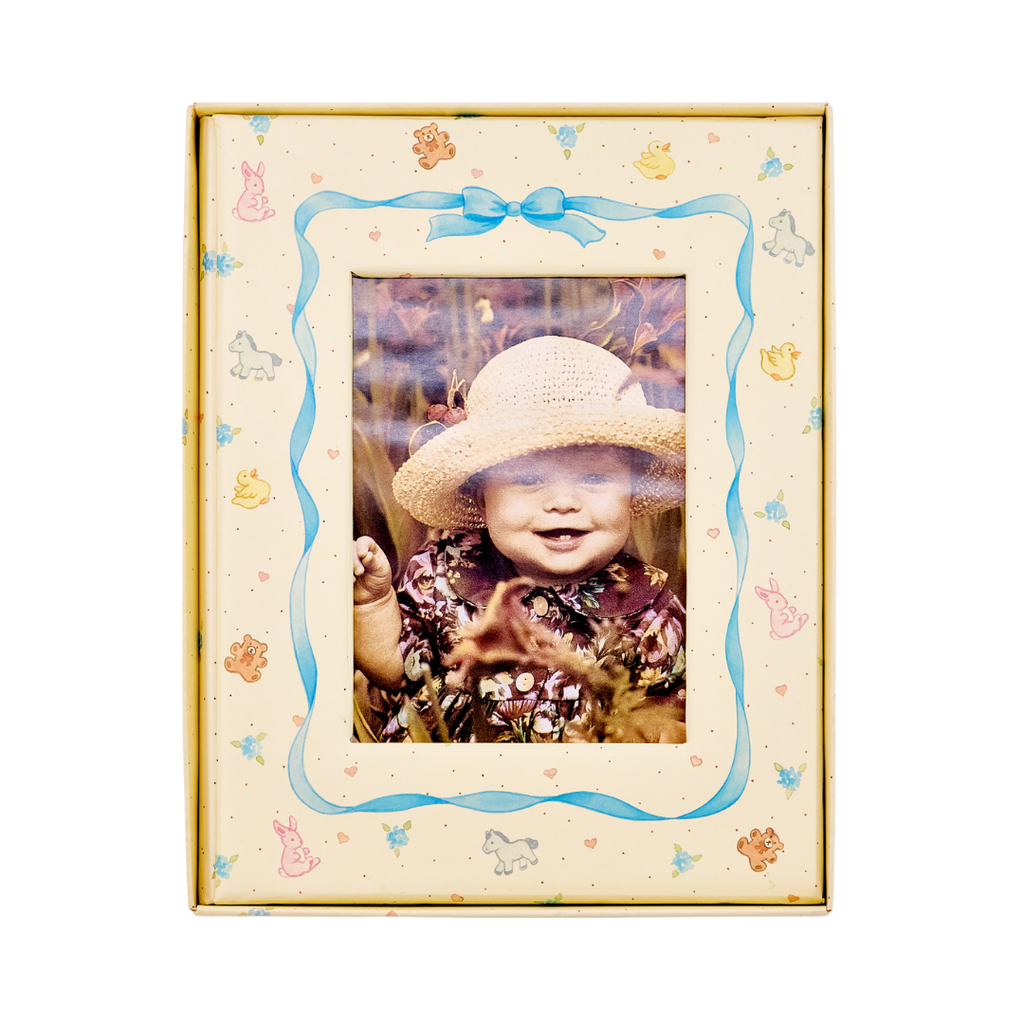 Vintage Our Beautiful Baby Memory Album & Frame