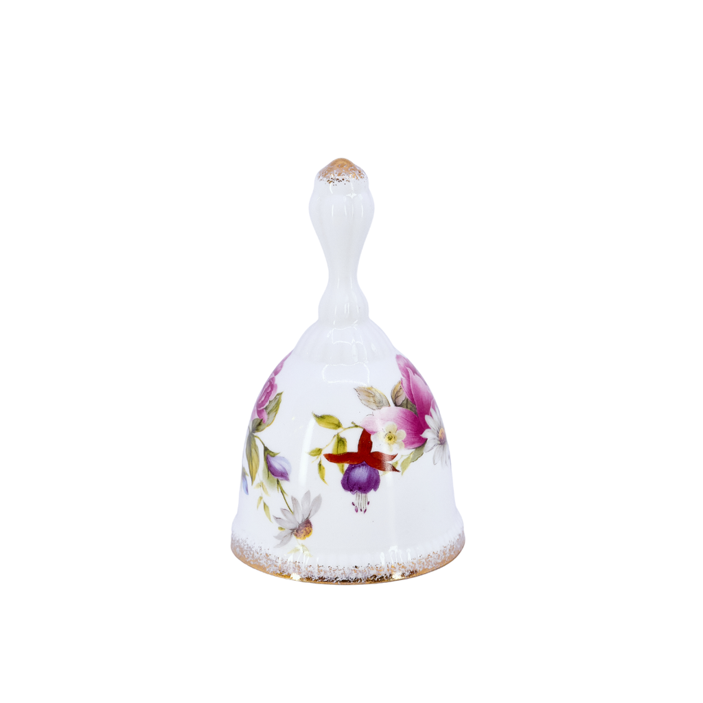 Porcelain Floral Handbell