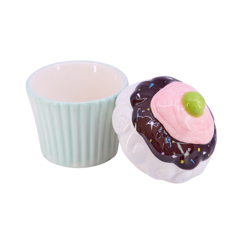 Mini Cupcake Trinket Jar