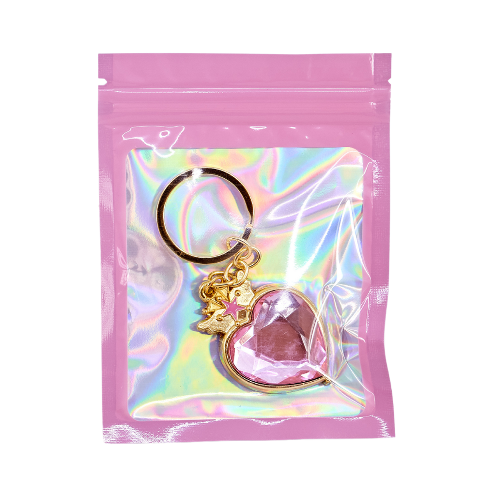 Pink Heart Sailor Moon Keychain