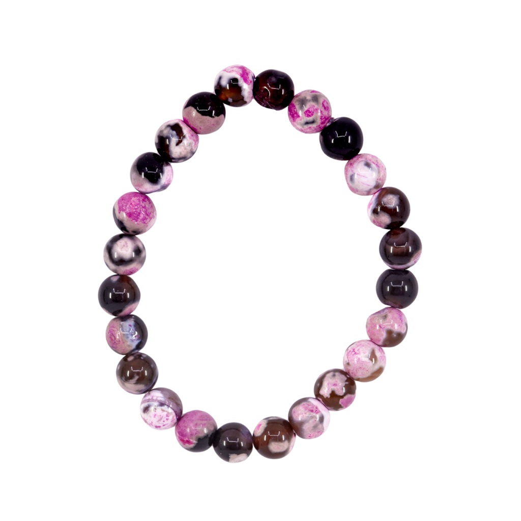 Pink Orca Agate Bracelet