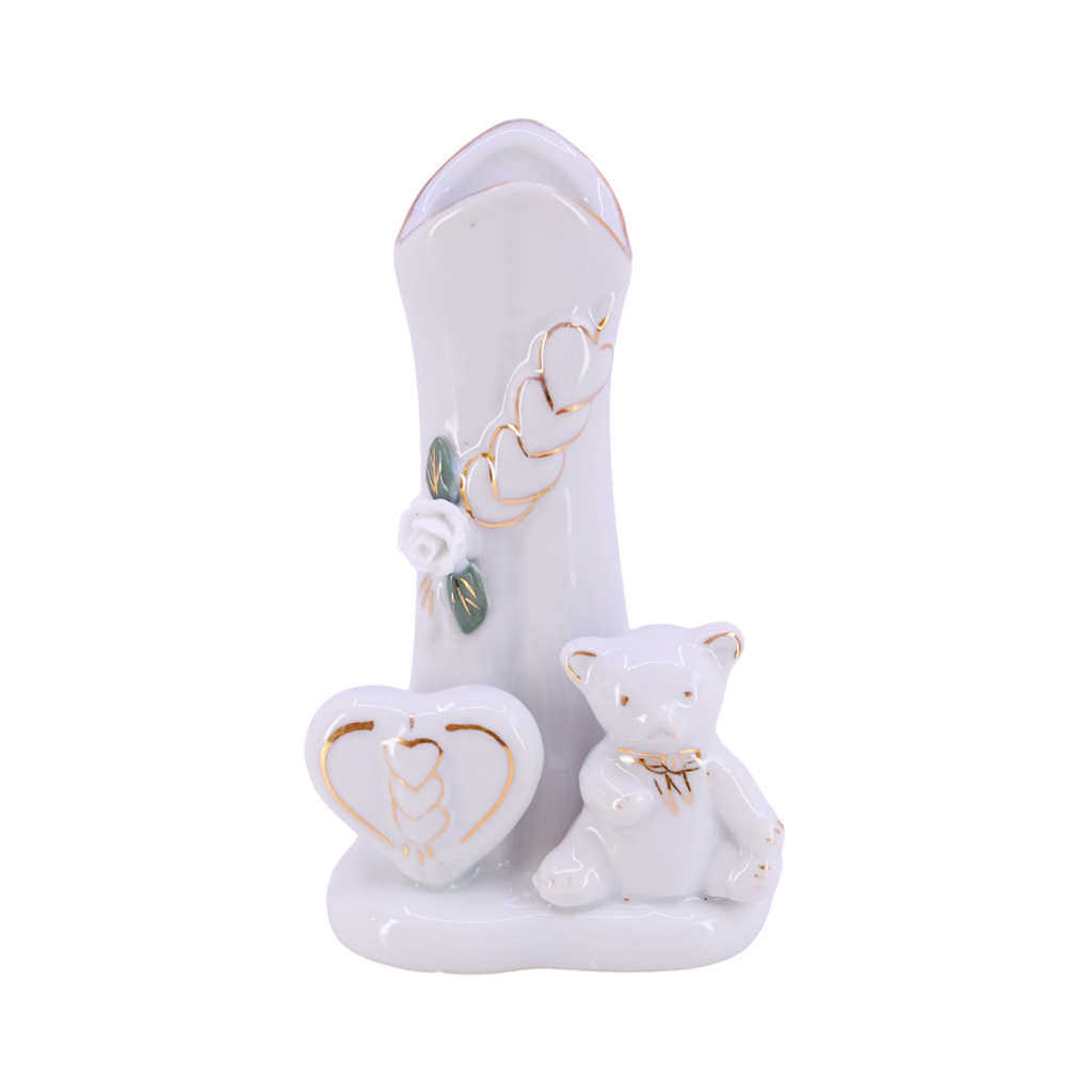 Teddy & Heart Vase