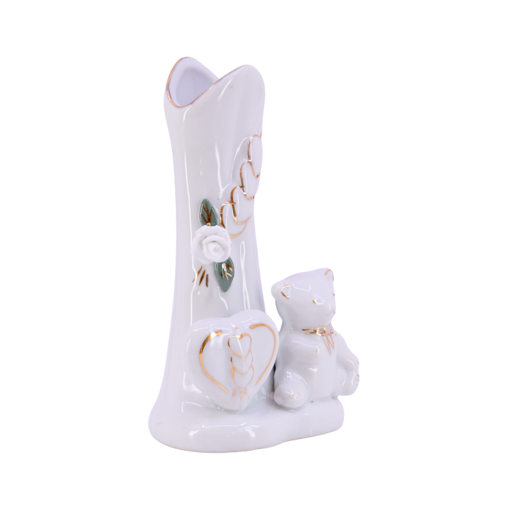 Teddy & Heart Vase