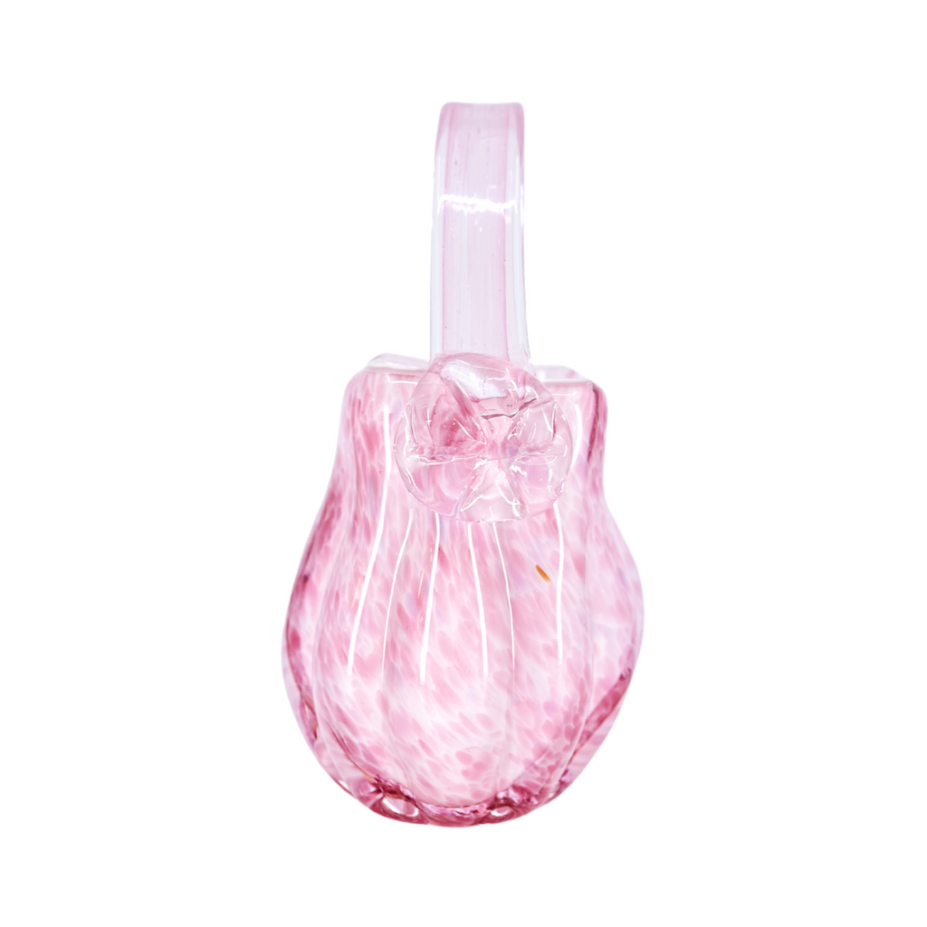 Vintage Hand-blown Glass Handbag