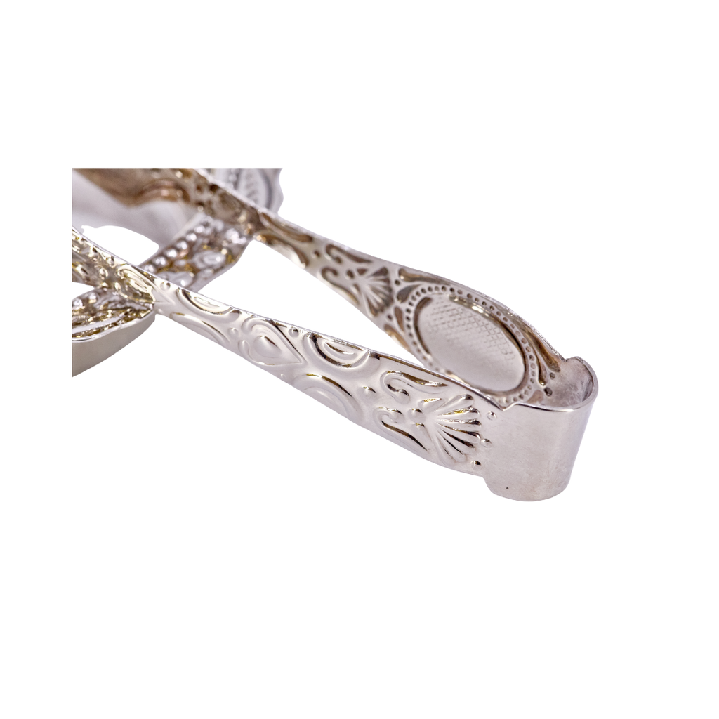 Silver-Plated Sweet Dish with Tongs
