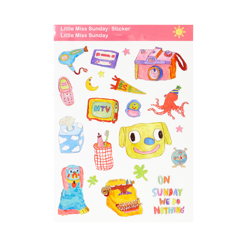 Little Miss Sunday Sticker Sheet