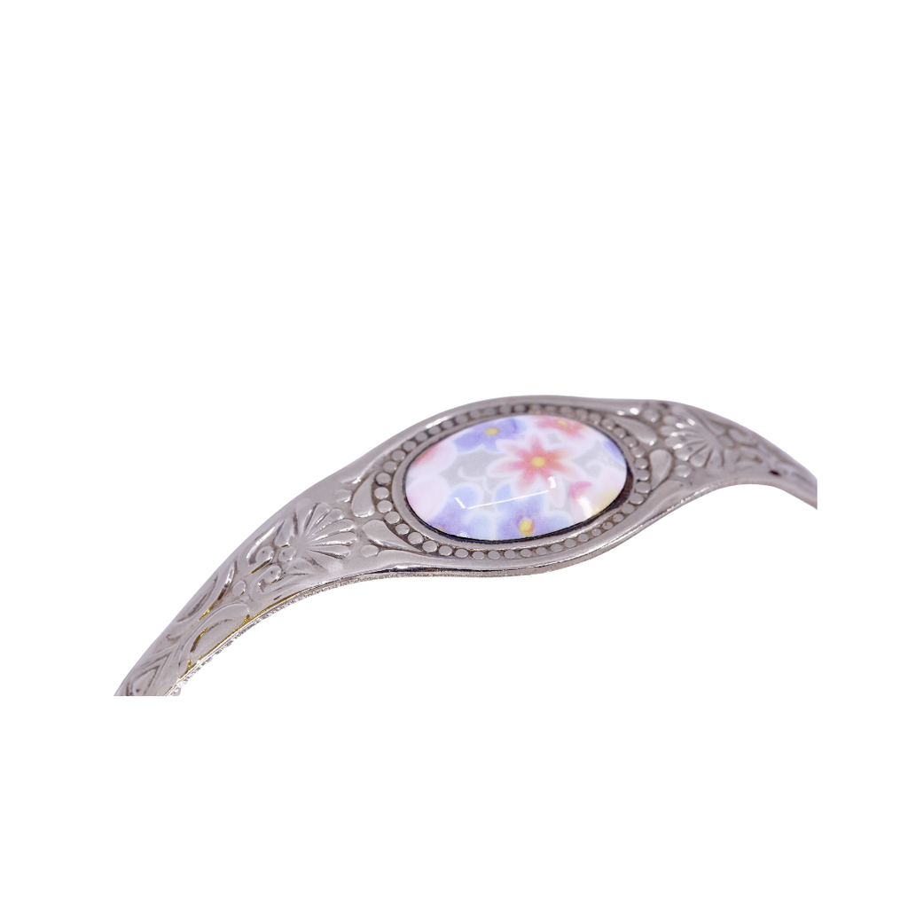 Silver-Plated Sweet Dish with Tongs