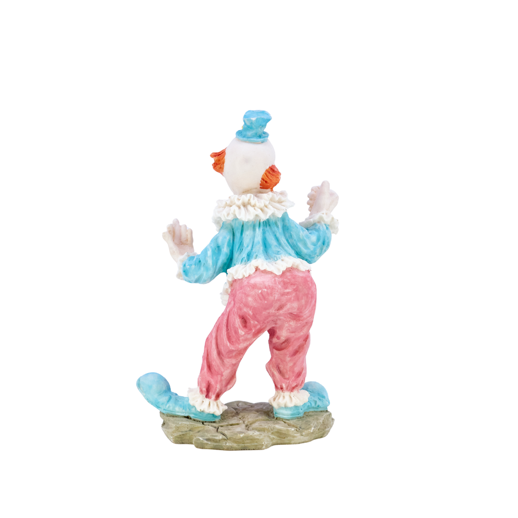 Pastel Circus Clown Figurine