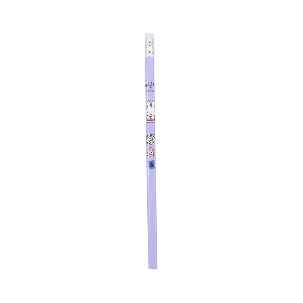 Miffy Pencil with Eraser - Purple