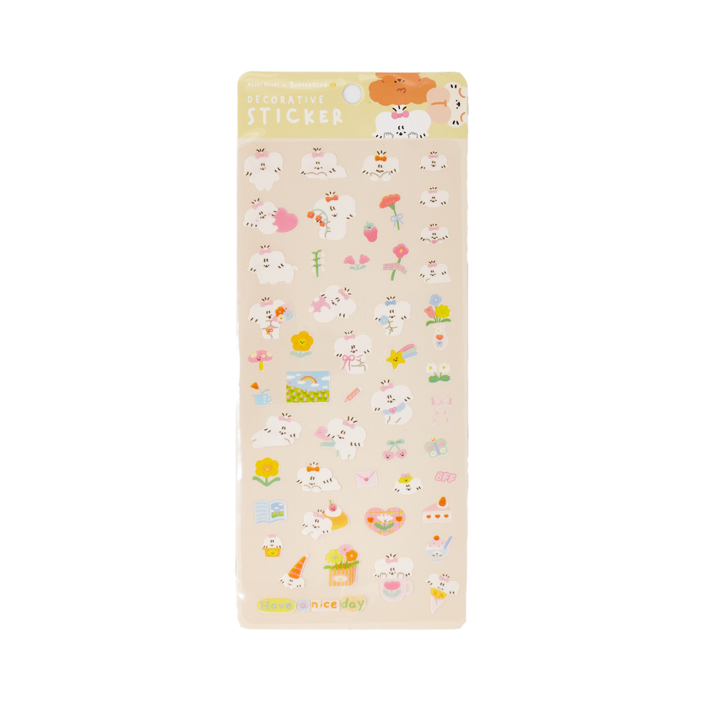 Nice Day Fluffy Club Sticker Sheet