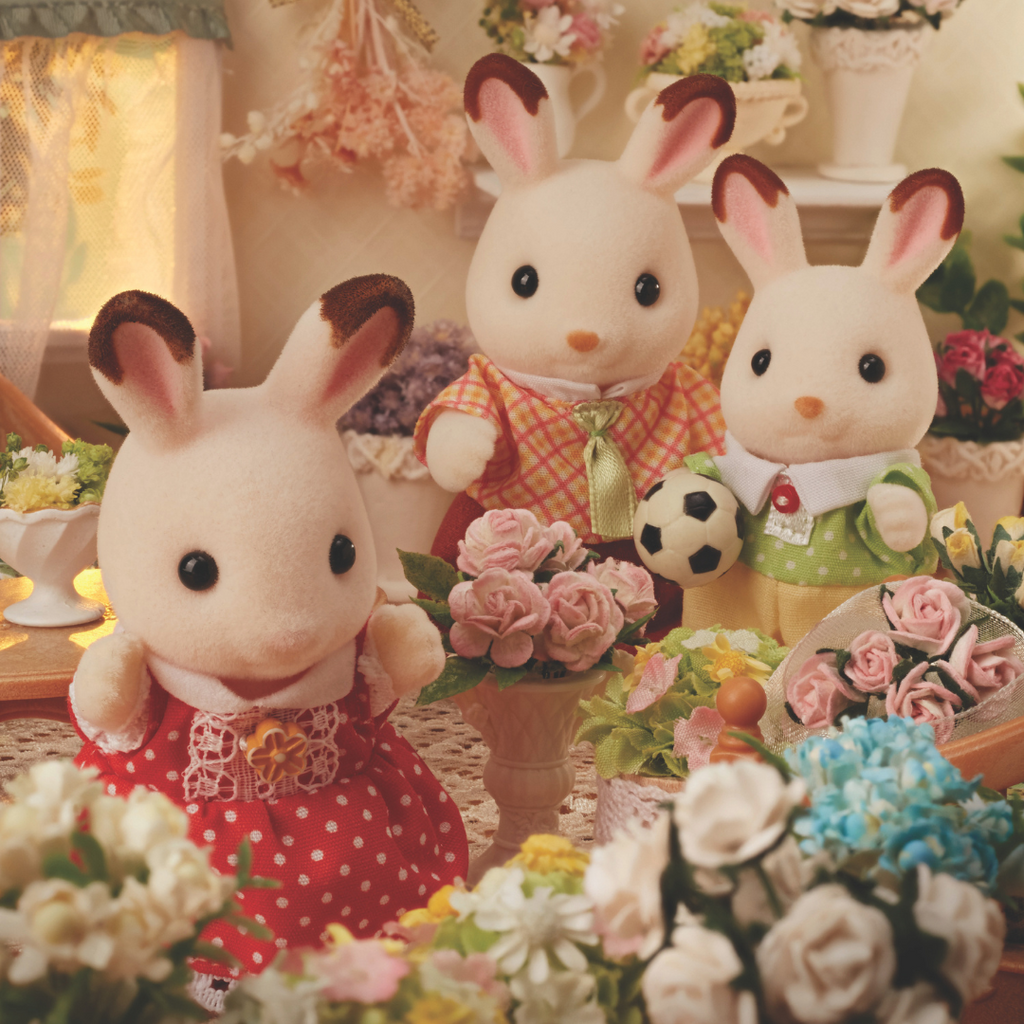Sylvanian Families // Chocolate Rabbit Family