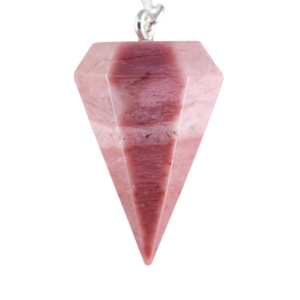 Pink Petrified Wood Pendulum