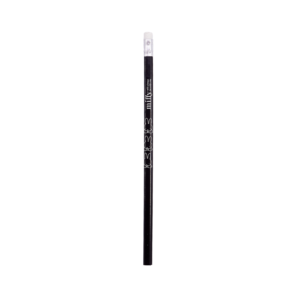 Miffy Pencil with Eraser - Black