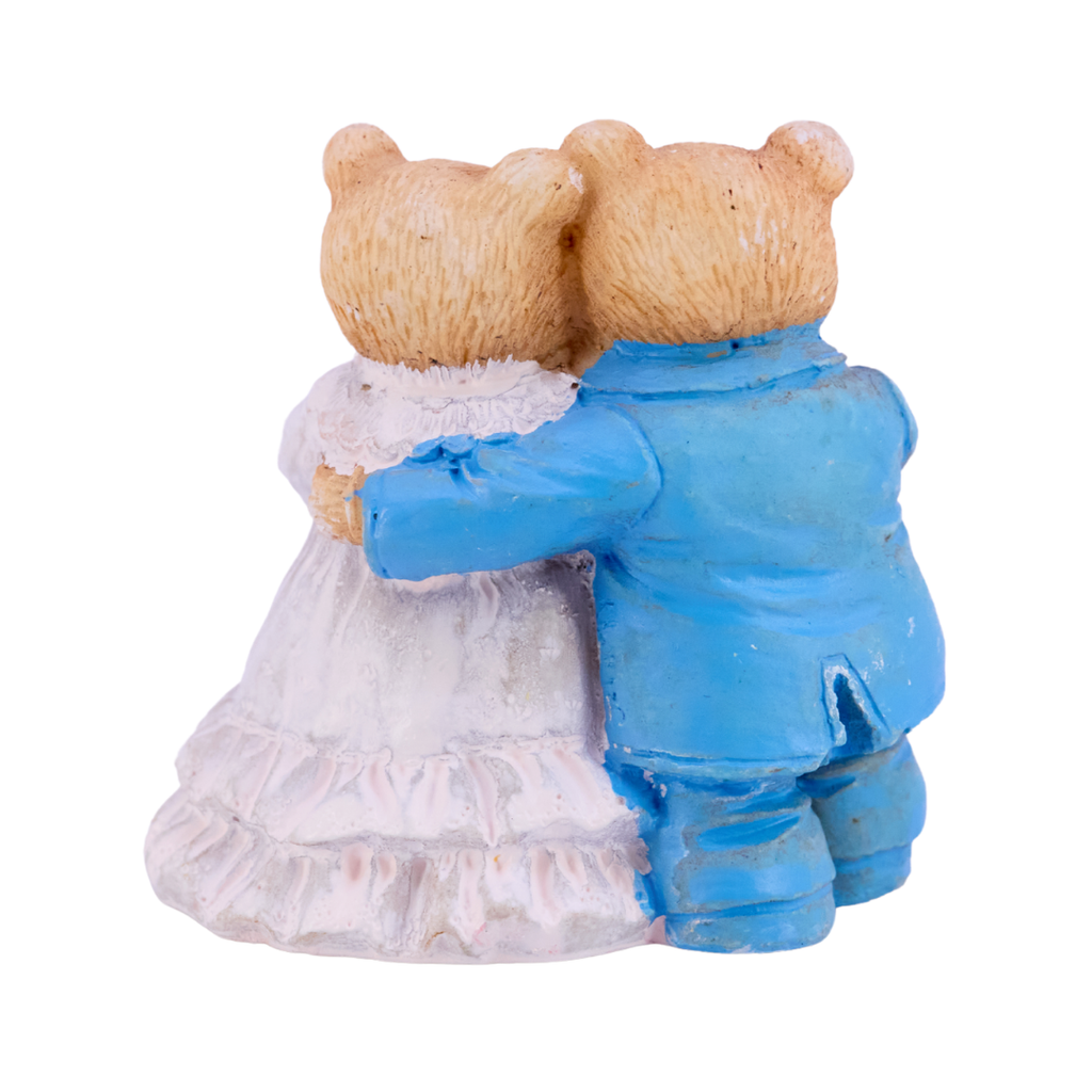 Bride & Groom Teddy Figurine