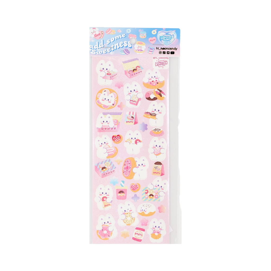 Neon Candy Sweetness 2 Sticker Sheet