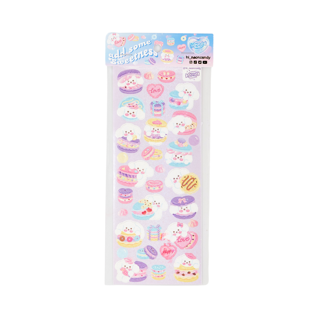 Neon Candy Sweetness 3 Sticker Sheet