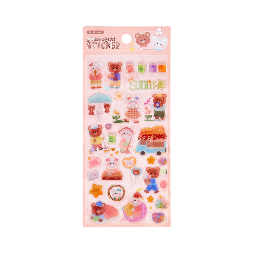 Moshi Moshi // Hot Dog Jelly Sticker Sheet