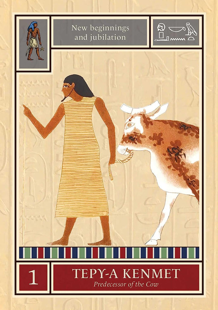 Egyptian Star Oracle: 42 Gilded Cards, 144-Page Full-Colour Guidebook and Eye of Horus Charm