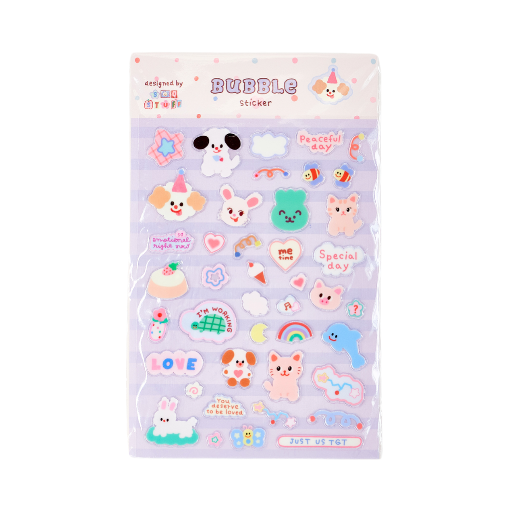 Bubble Sticker Sheet