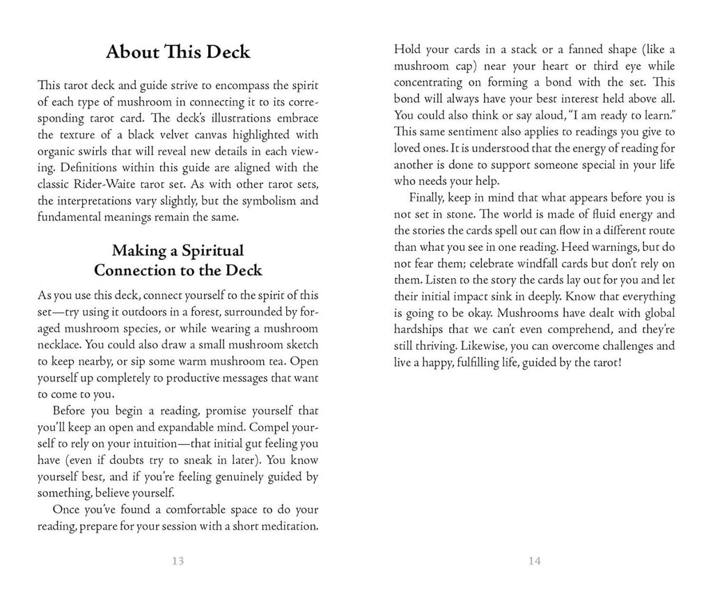 Midnight Magic: A Tarot Deck of Mushrooms