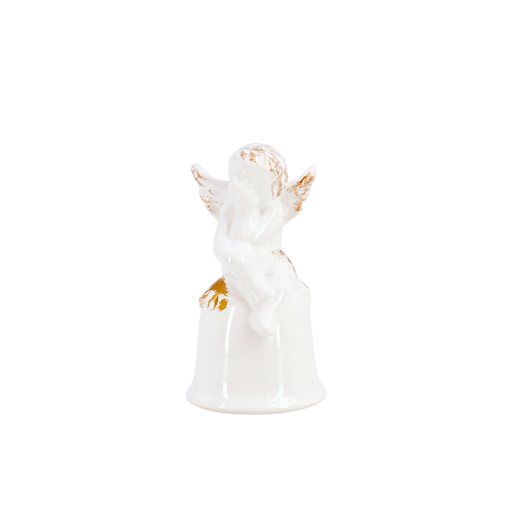 Golden Whisper Cherub Bell