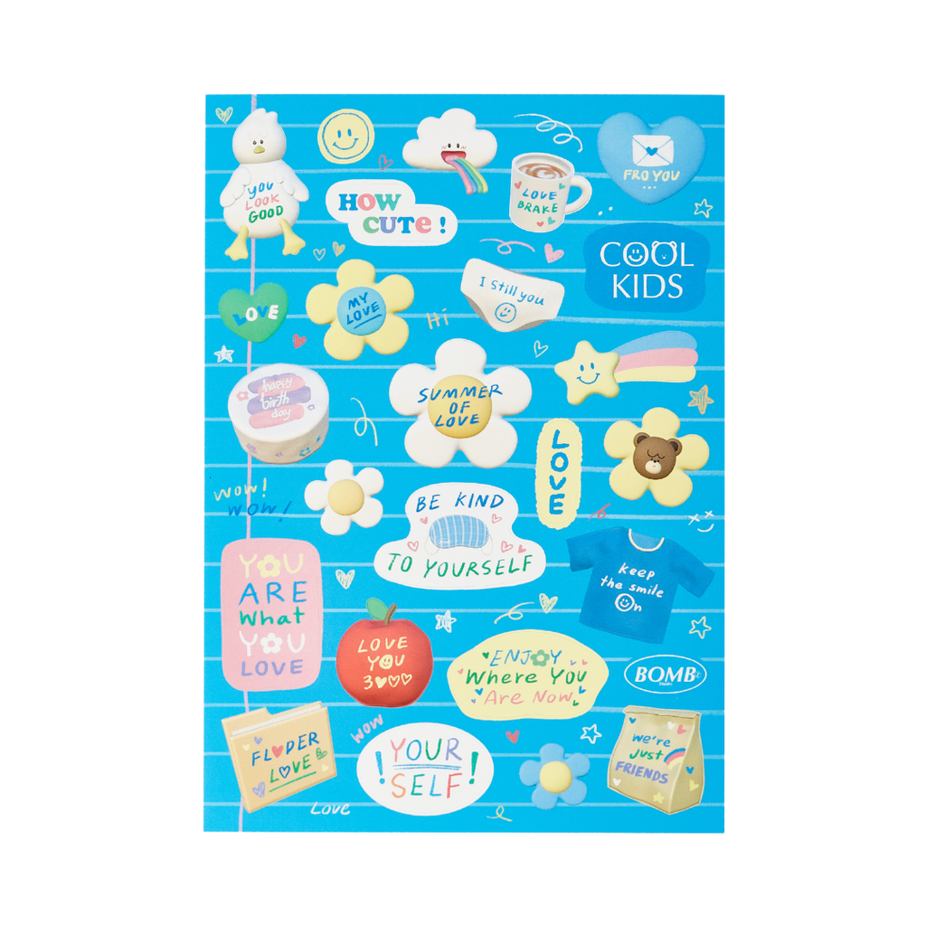 Flower Summer Sticker Sheet