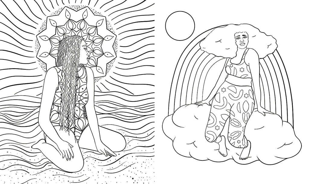 The Divine Feminine Self-Discovery Coloring Journal