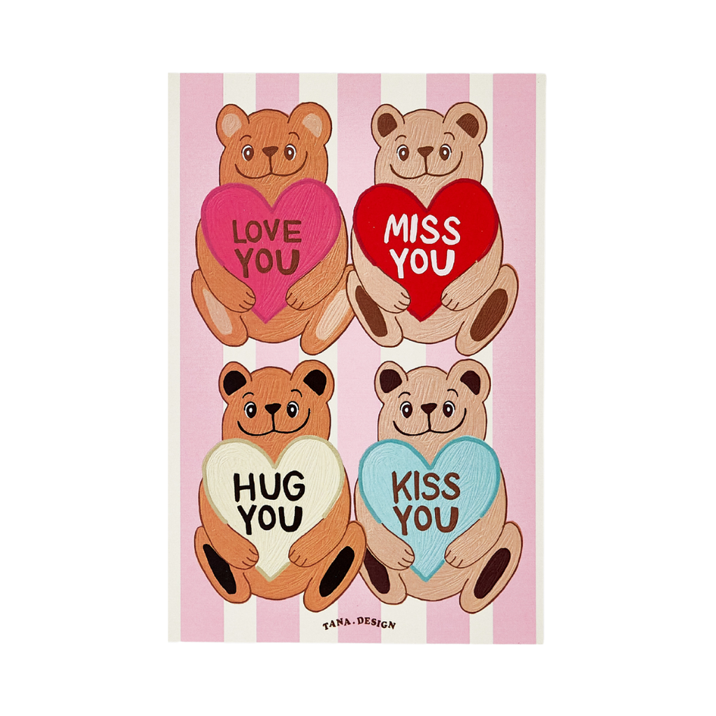 Tana Design Bears Postcard