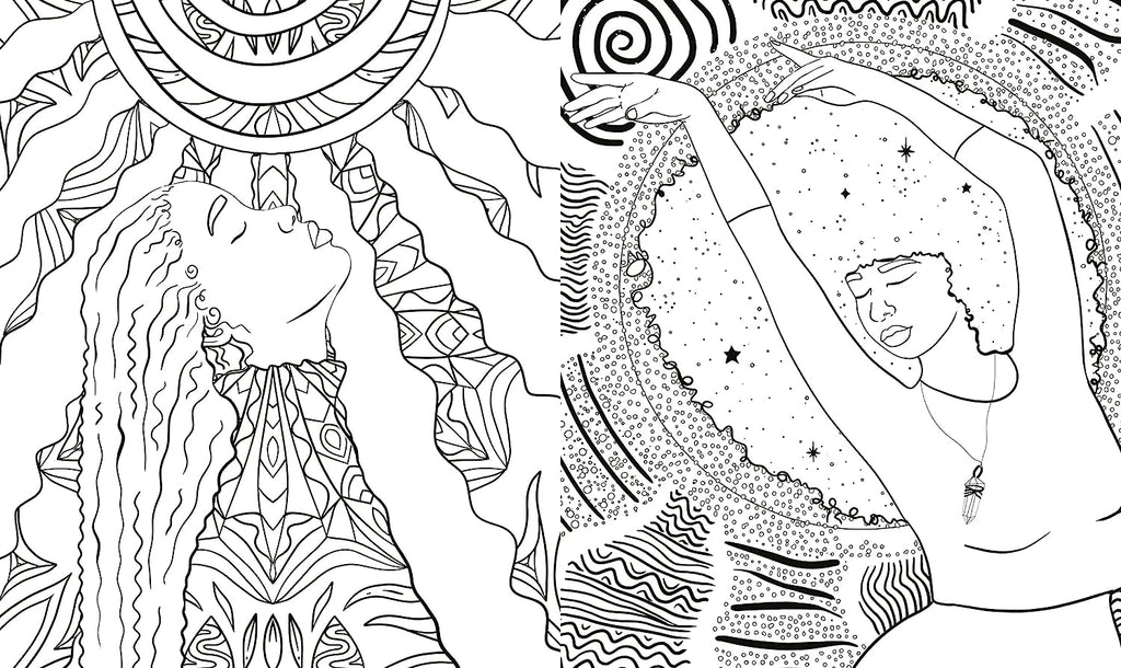 The Divine Feminine Self-Discovery Coloring Journal