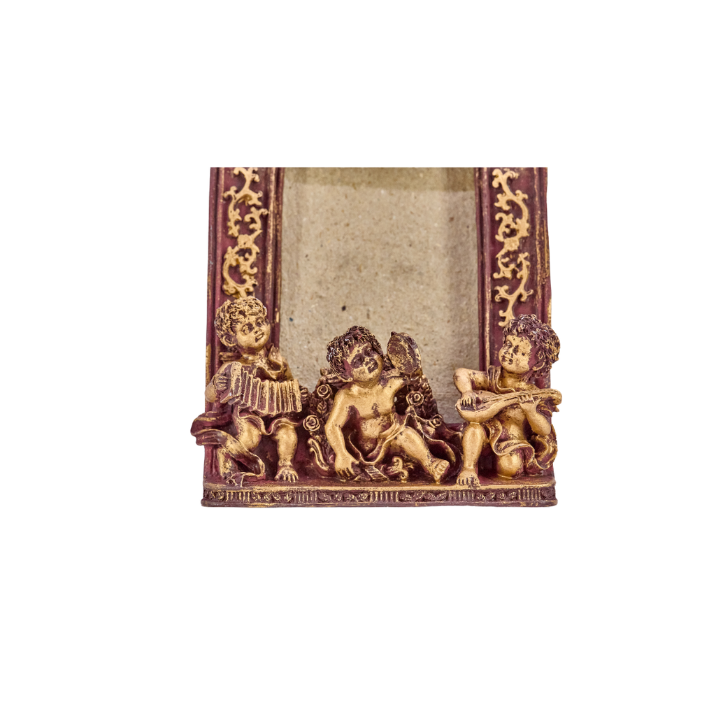 Baroque Cherub Musician Frame