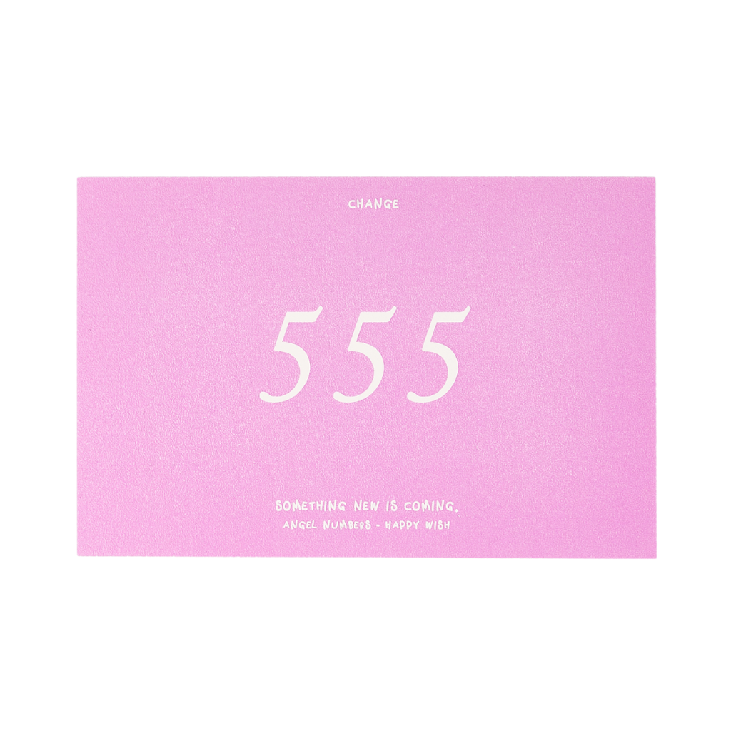 555 Angel Numbers Postcard