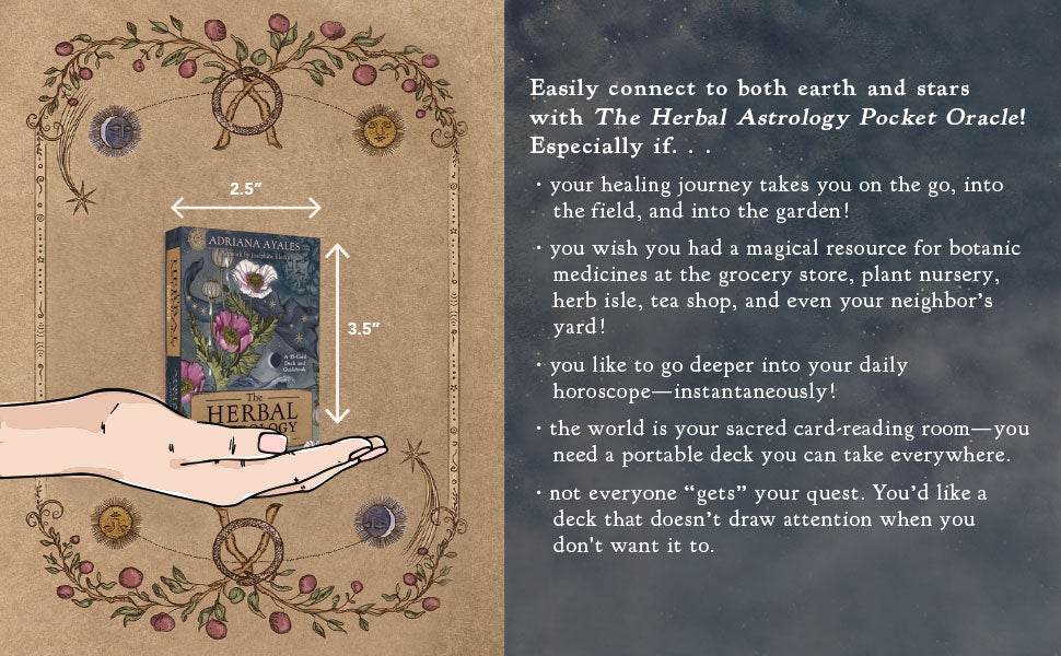 The Herbal Astrology Pocket Oracle: A 55-Card Deck and Guidebook