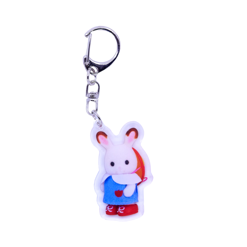 Sylvanian Families // Crème Chocolate Nursery Friends Keyring