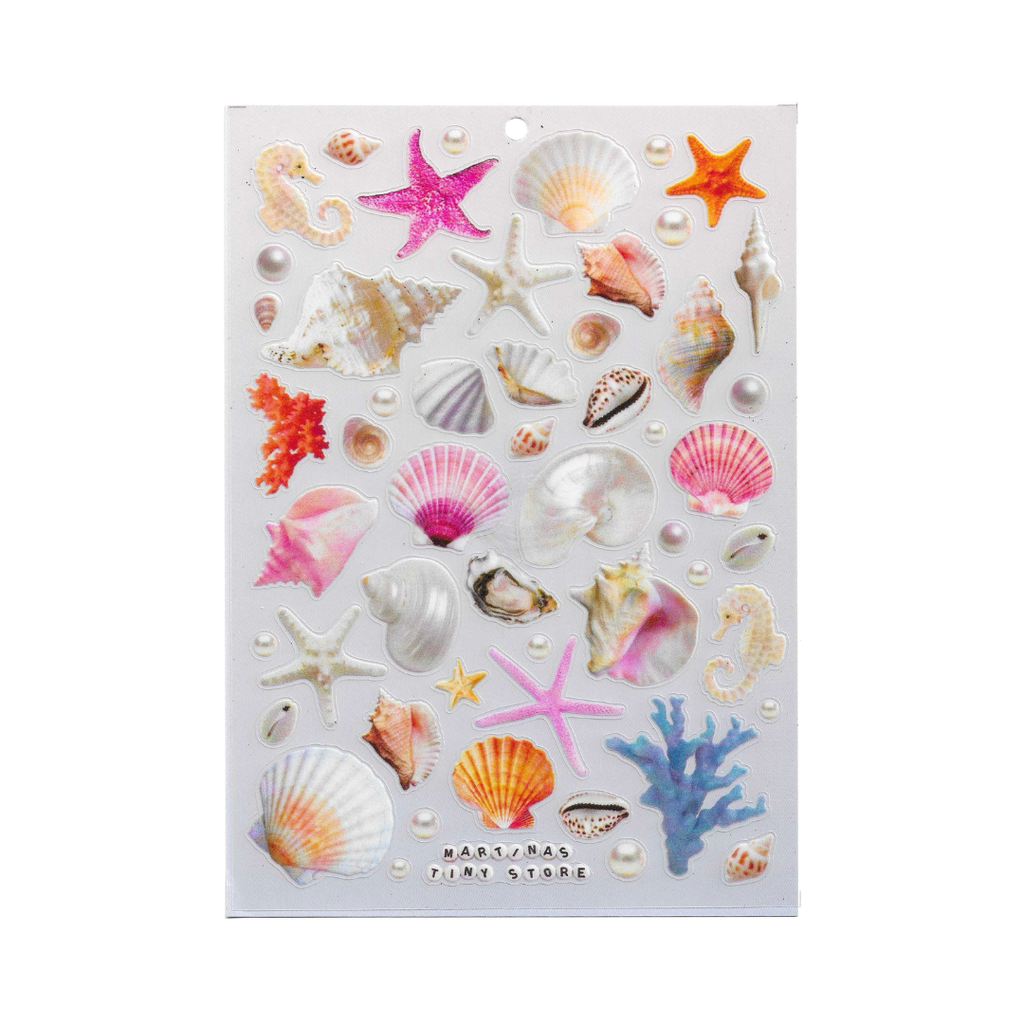 Martina Calvi // Seashell Sticker-sheet