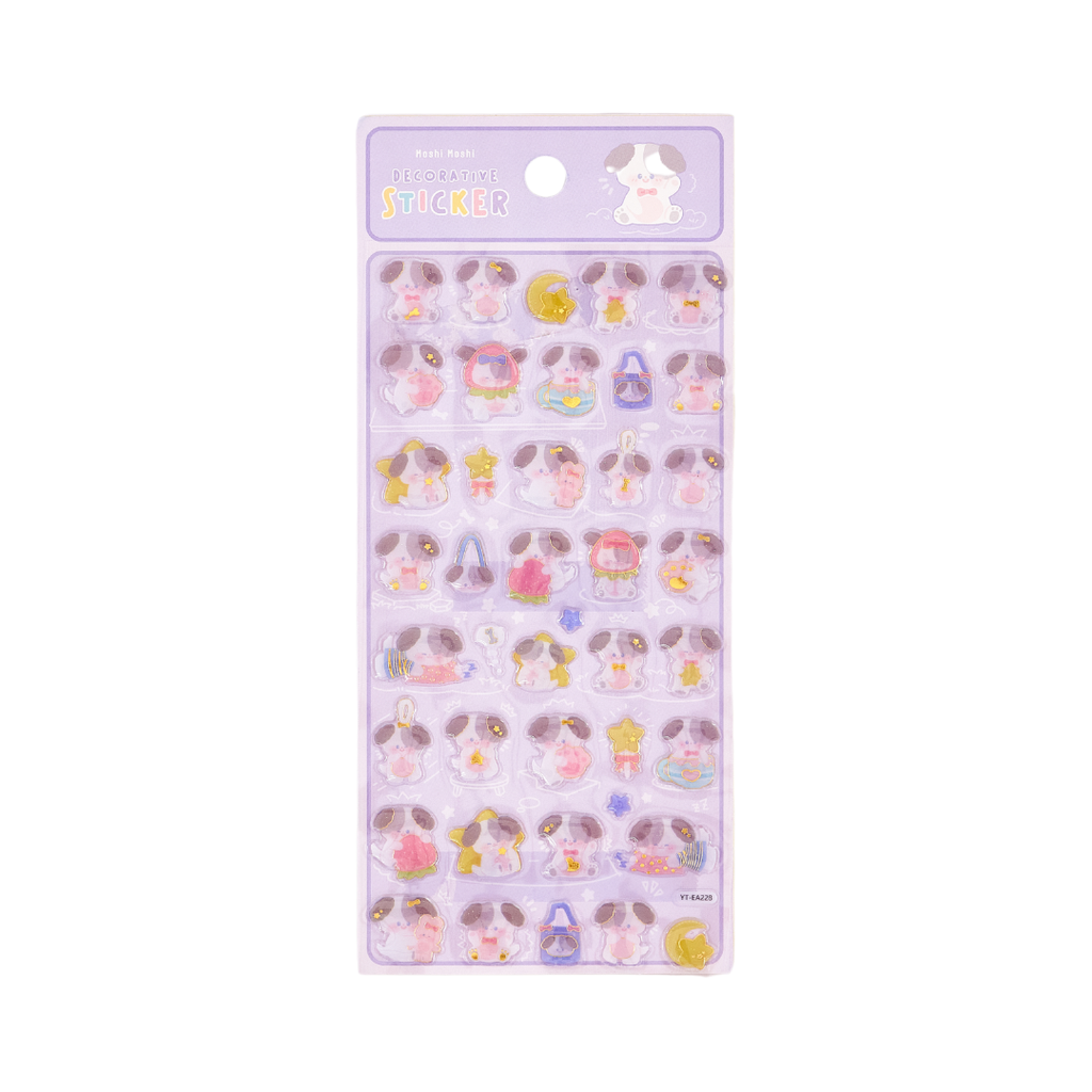 Moshi Moshi // Dog Jelly Sticker Sheet