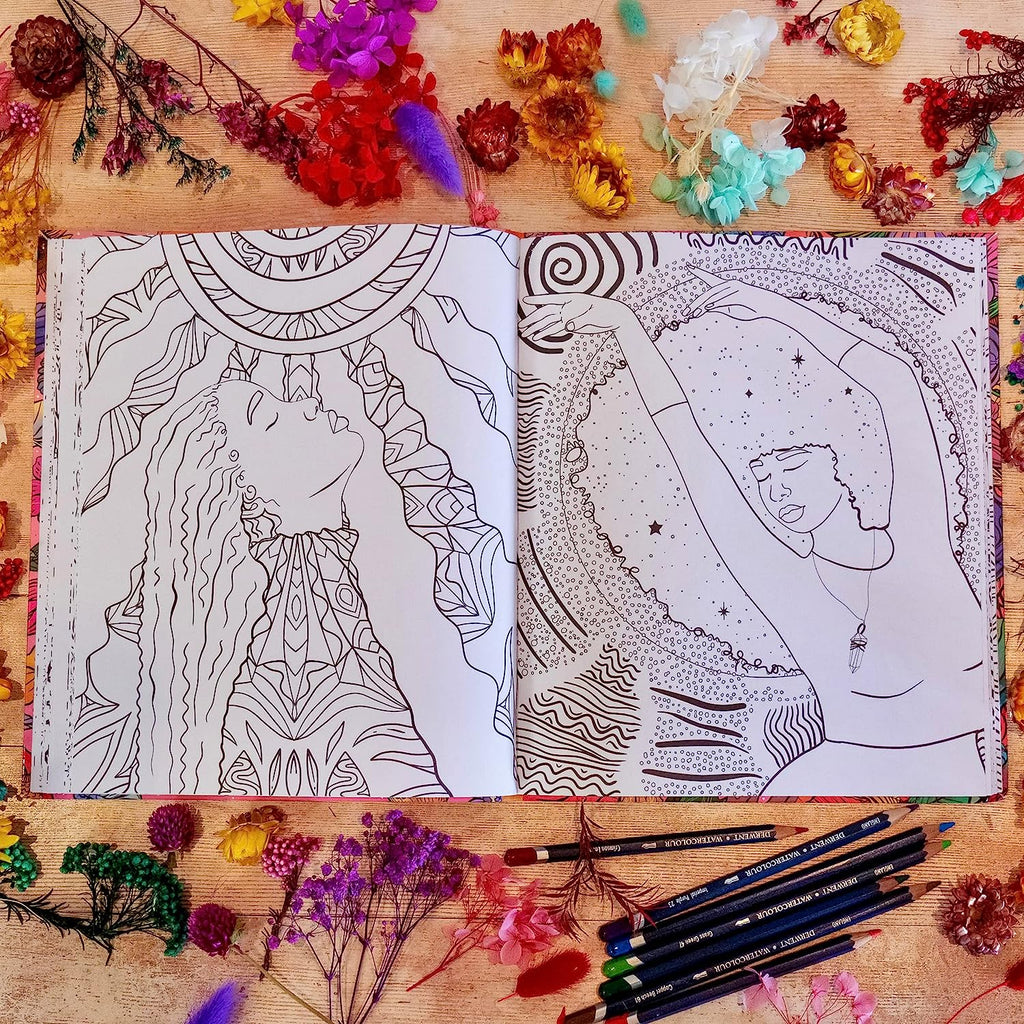 The Divine Feminine Self-Discovery Coloring Journal