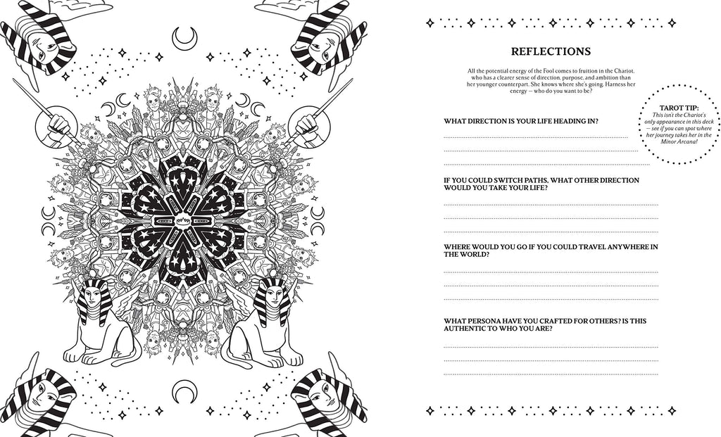 Modern Witch Tarot Coloring Book