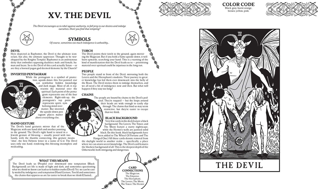 Modern Witch Tarot Coloring Book